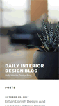 Mobile Screenshot of dailyinteriordesignblog.com